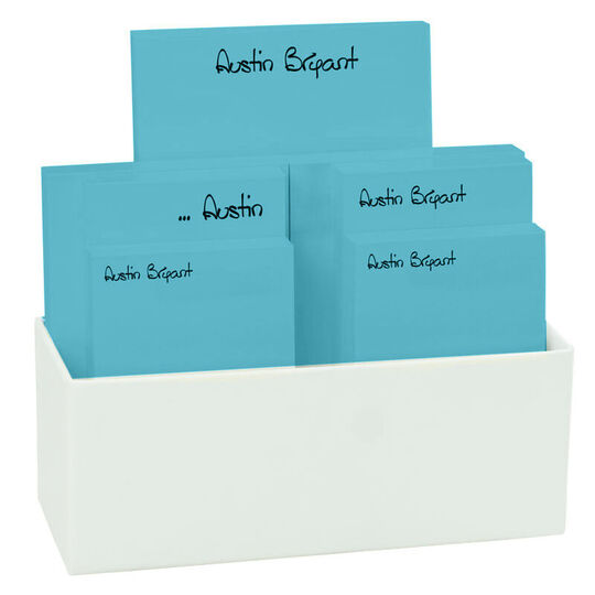 Chromatic Anthony Notepad Collection in White Holder